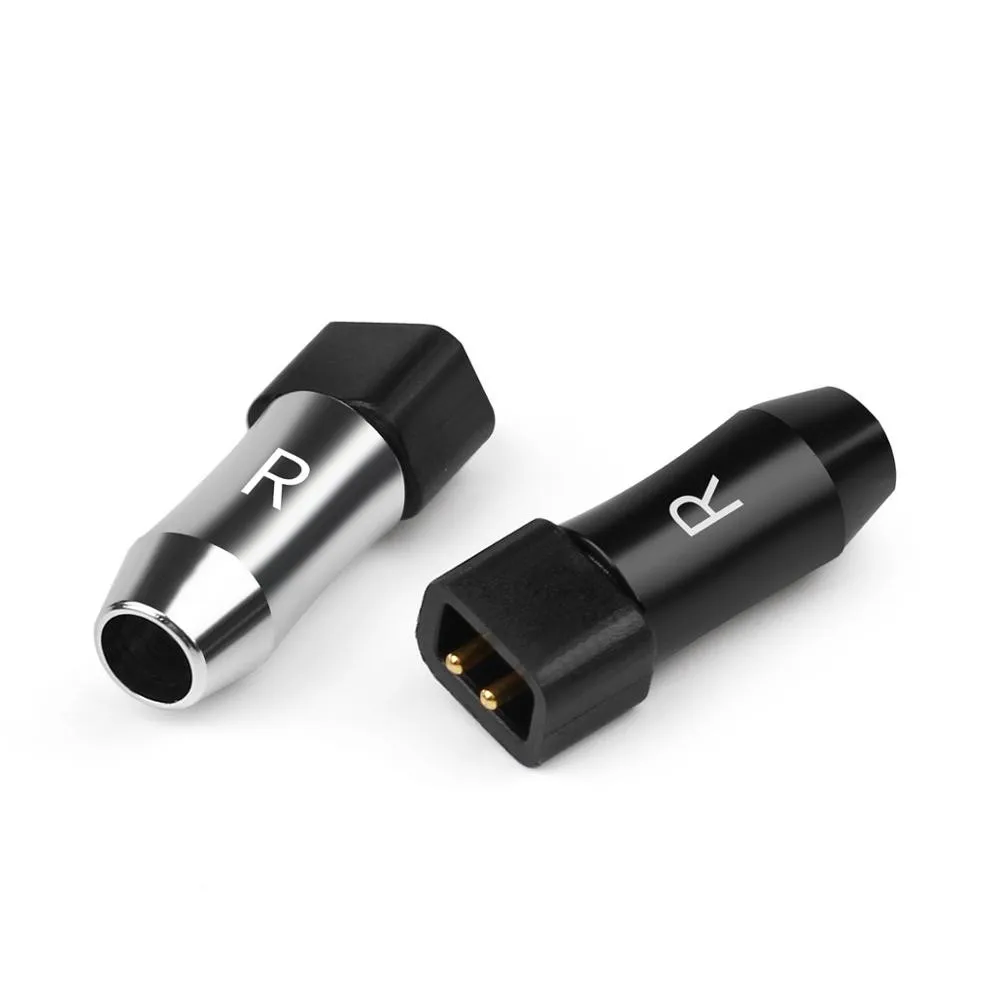 

0.78mm 2 pin Earphone Jack Plug Aluminum Alloy Audio Solder Wire Connectors For UE18PRO UE18 UE11PRO UE7PRO Headphone Adapter