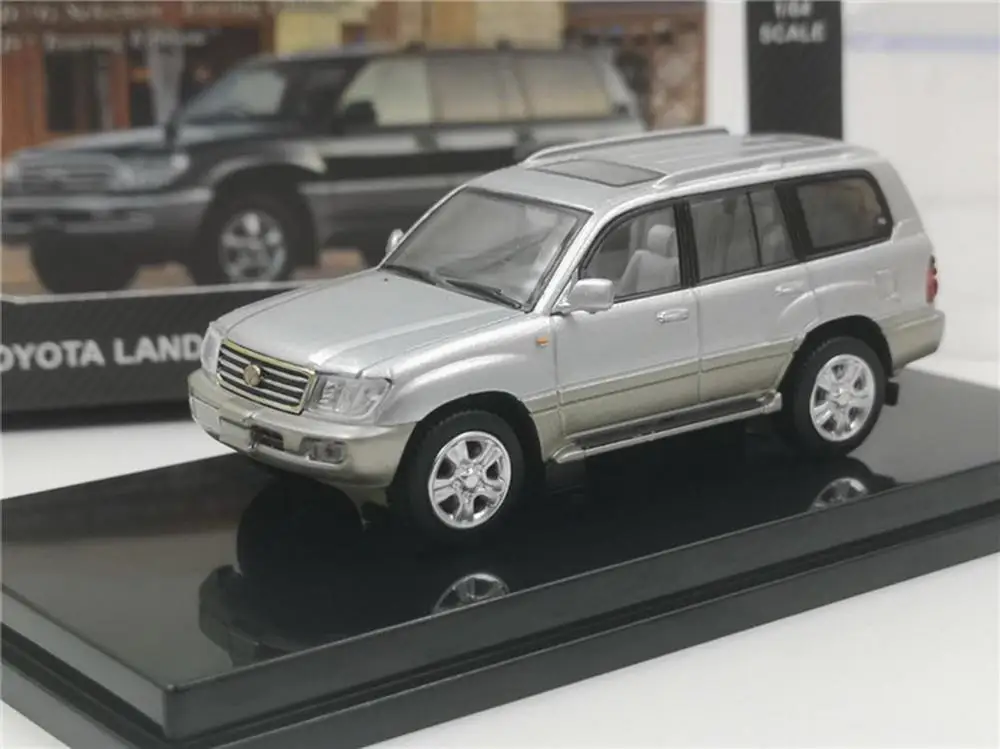 1/64 Scale Toyota Land Cruiser LC100 Silver DieCast Car Model Collection HIKASI | Игрушки и хобби