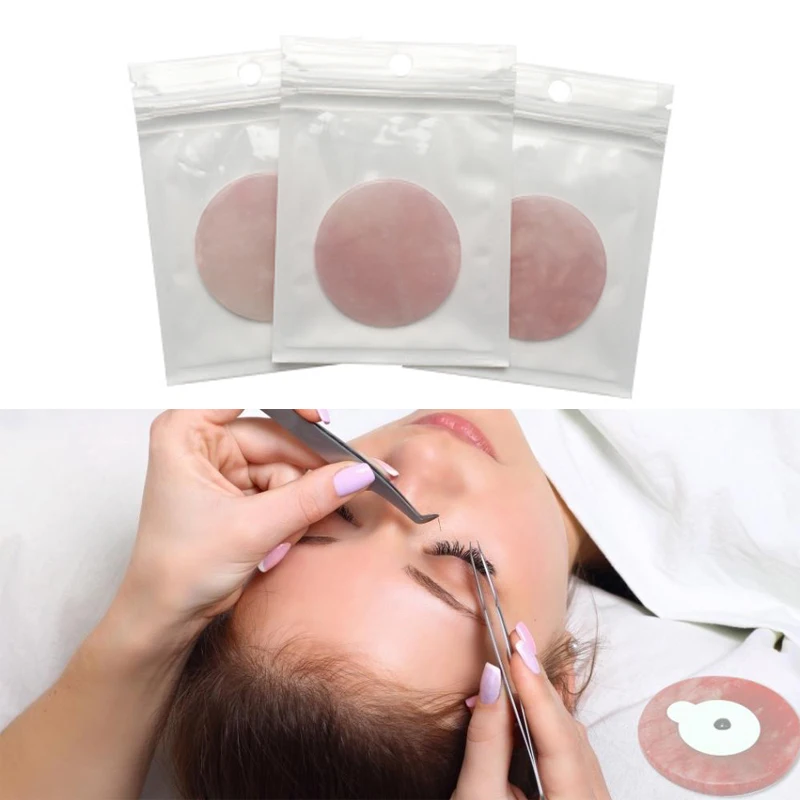 Прививка ресниц розовый кристалл нефрит инструмент для прививки клей