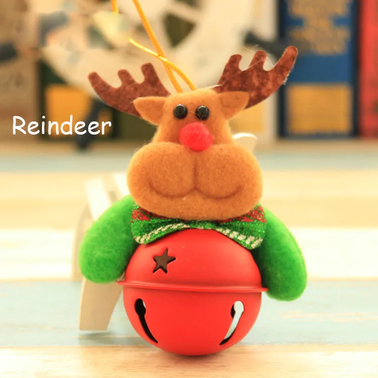 Рождественский декоративный колокольчик кулоны игрушка снаружи Рождественская