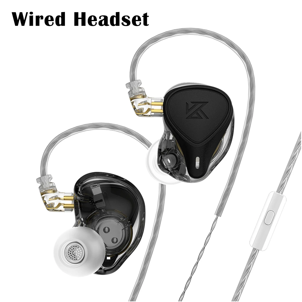 Проводная гарнитура KZ ZEX Pro гибридные подвесные наушники-вкладыши с монитором