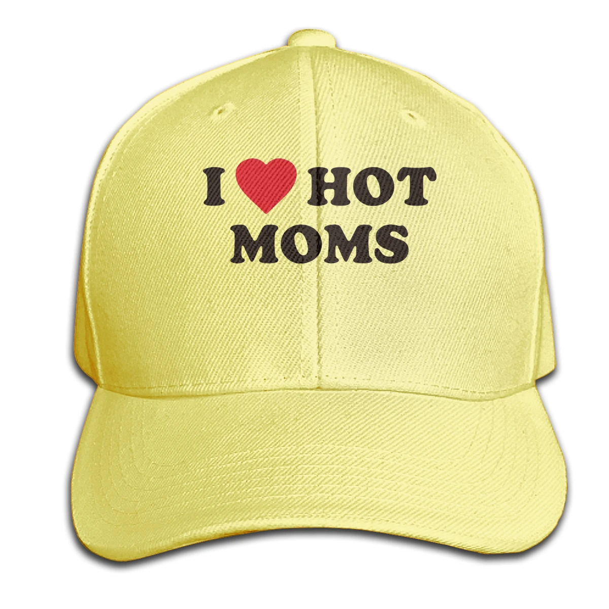 

I Love Hot Moms man women's Fashionable breathable Dad Cap
