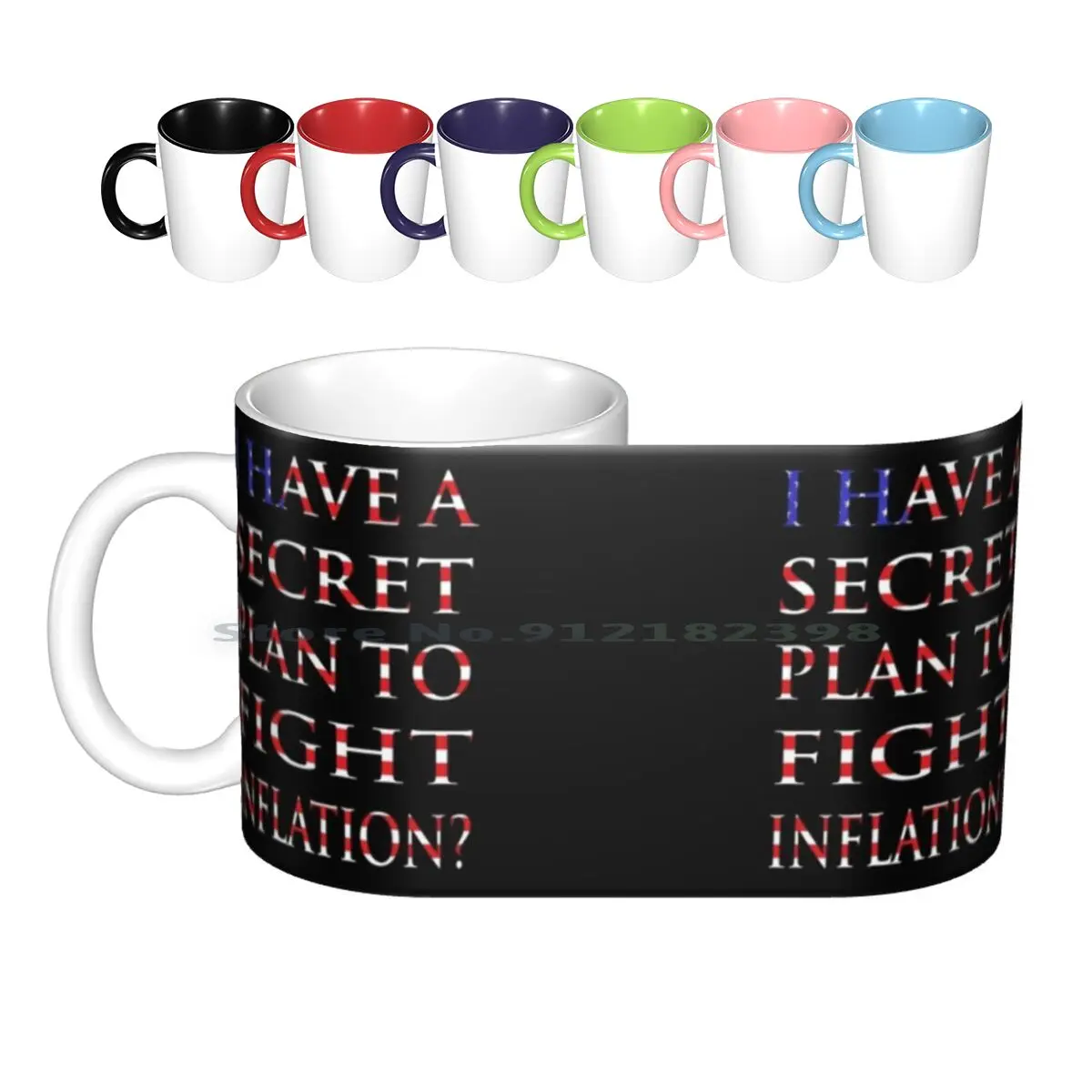 

Ndvh I Have A Secret Plan To Fight Inflation  Ceramic Mugs Coffee Cups Milk Tea Mug Creative Trending Vintage Gift Bottle Cup