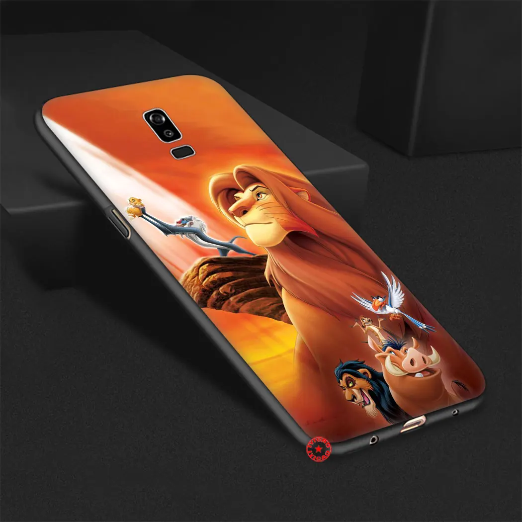 Роскошный мягкий силиконовый чехол Y42 Lion king для Samsung Galaxy M30 M20 M10 A6 J4 J6 Plus Core A7 A8 A9 J7 Duo