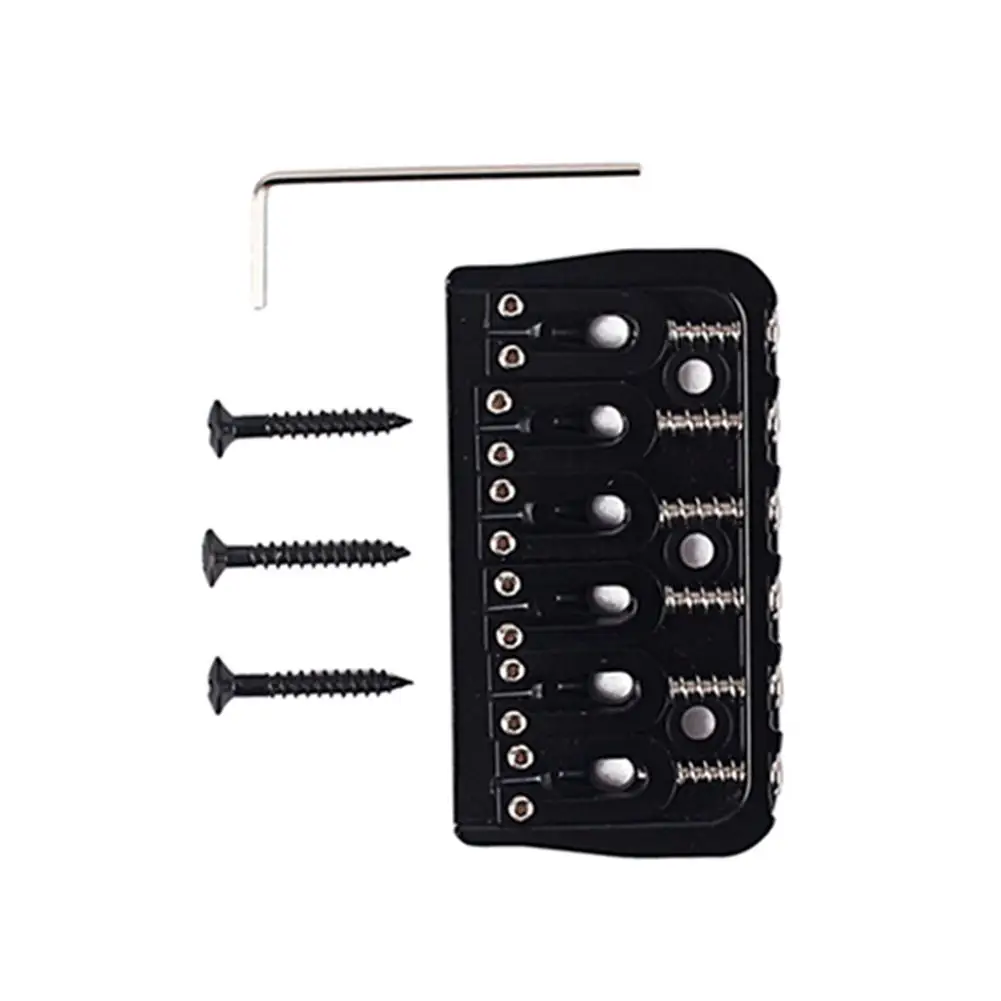 ga890 durable tragbare 6 saiten sattel schwarz brücke elektrische gitarre zubehör sattel schwarz brücke elektrische gitarre zubehö