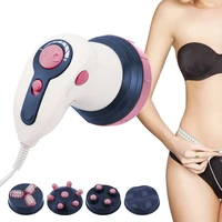 electric body slimming massager roller 4 in 1 massage head relax muscle fat burner infrared led therapy anti cellulite machine