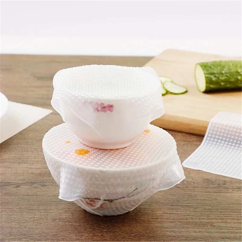 Кухонные аксессуары многофункциональная силиконовая пищевая пленка прозрачная