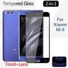 Защитное стекло для экрана и объектива камеры, закаленное стекло для Xiaomi Mi 6 5 X S Plus Mi6 Mi5 Mi5s Mi5X Mi6X 9H