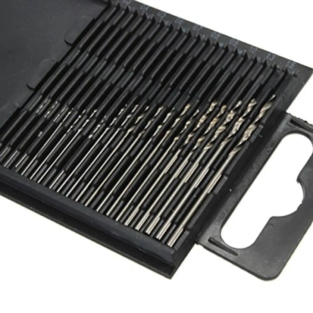 Мини-сверло высокоскоростное стальное микро-сверло набор сверл 0 3 мм-1 6 мм 20 шт.