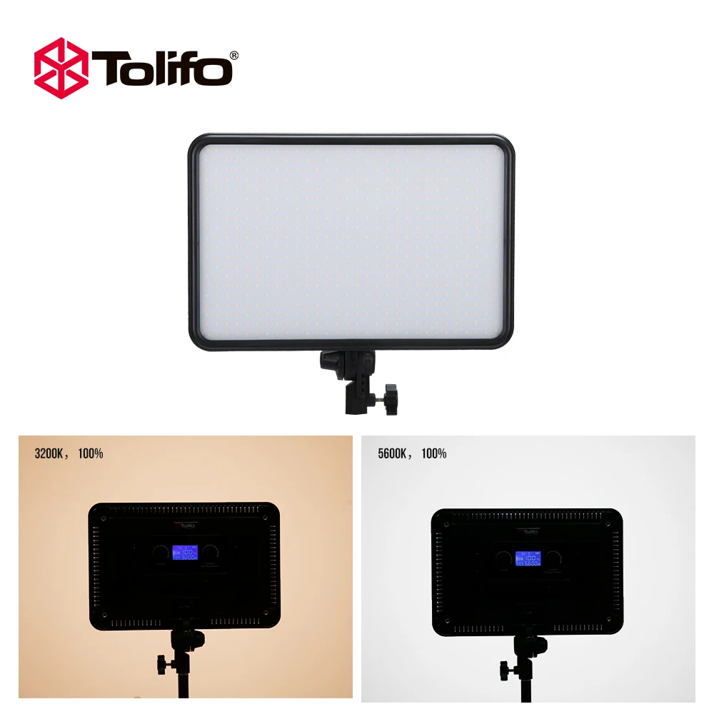 Светодиодный светильник Tolifo PT F60B 600 шт. двухцветная приглушаемая ультра яркая