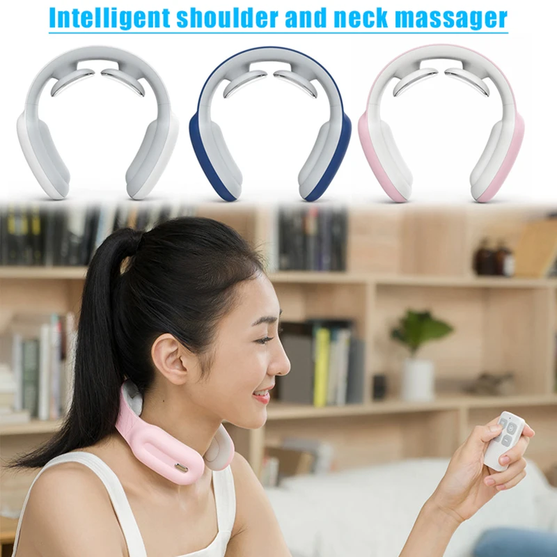 Умный массажер для шеи с дистанционным управлением через USB регулируемый