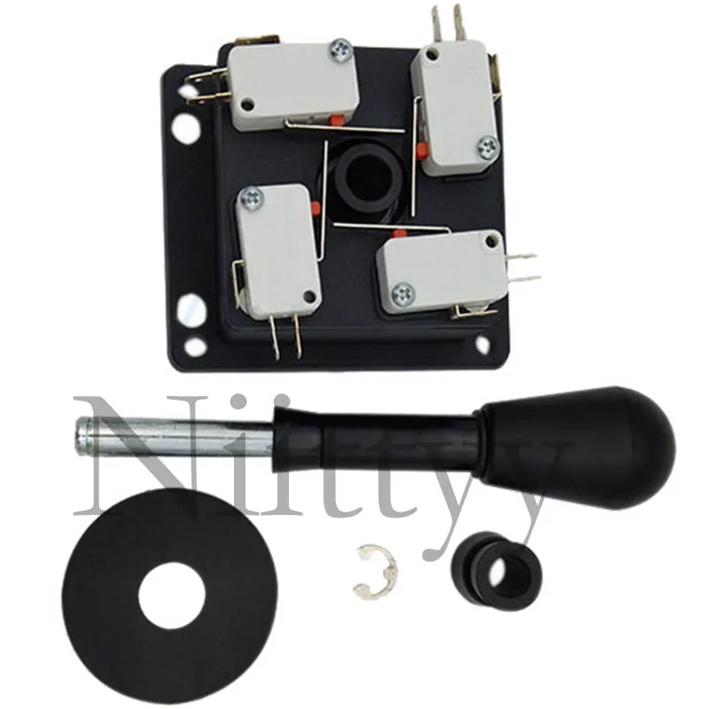 2шт аркадный испанский джойстик рокер черный эллипс кукла машина игровая Испания