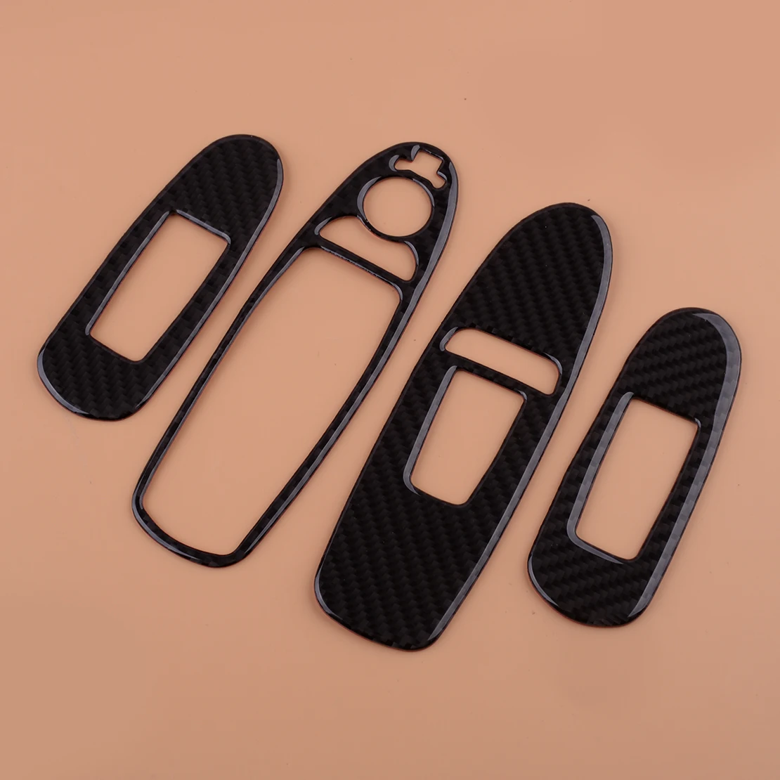 

4 шт. углеволоконный автомобильный оконный переключатель панель накладка подходит для Infiniti Q50 2014-2019