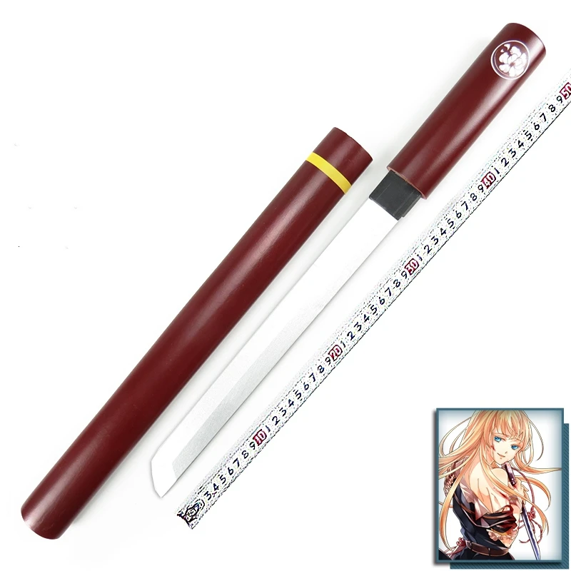 Touken Ranbu Online Midare Toushirou реквизит деревянный меч короткое лезвие для сцены игровой