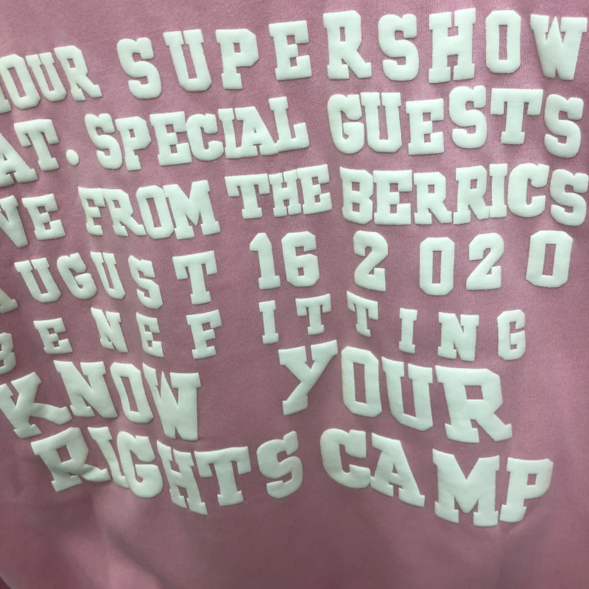 

2021fw CPFM.XYZ FOR FROST Pullover Men Women Best-quality Kanye West Hoodies Loose CPFM Sweatshirts streetwear