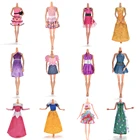 Модная летняя юбка ручной работы, одежда, платье, очки, пластиковое ожерелье, обувь, разные стили, аксессуары для кукол, детские игрушки для девочек, подарок