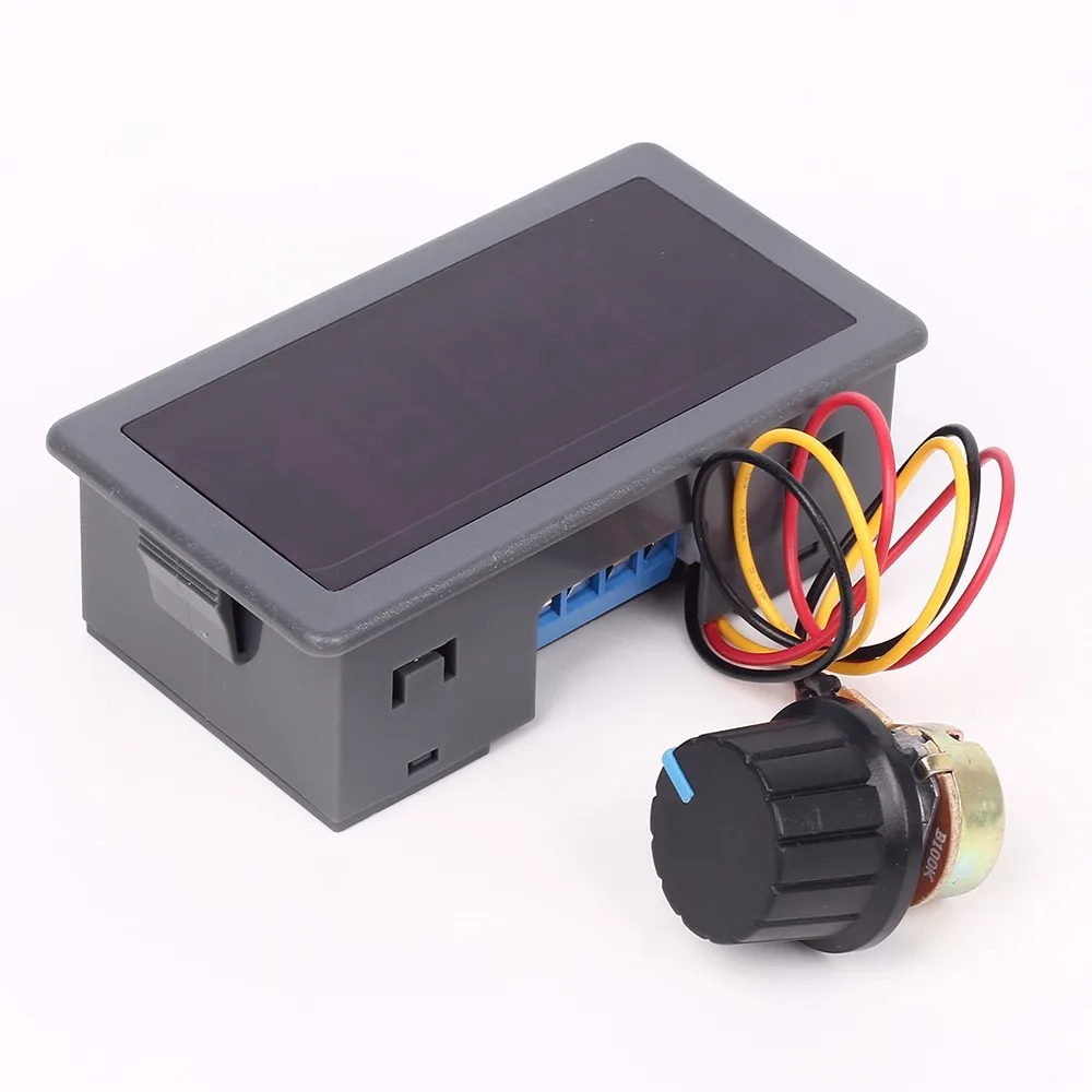

DC 6-30V 12V 24V 5A PWM Switch Motor Speed Controller with Red Digital