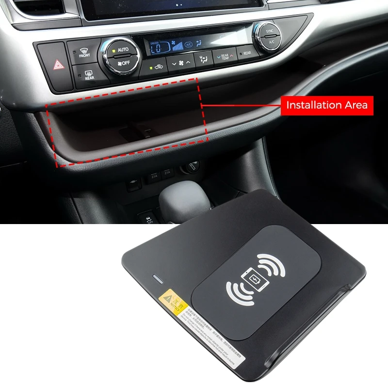 

NewCentral Control Mobile Phone Wireless Charger for Toyota Highlander 2016-2019 Compatible with All QI-Enabled Phones