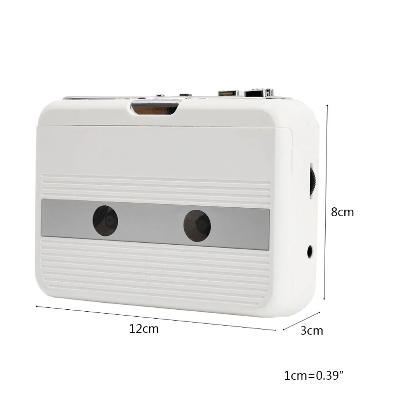 

H054 Car Receiver Bluetooth Cassette Tape Aux Adapter Player Support Bluetooth Input/ Output/FM Radio Tape Player