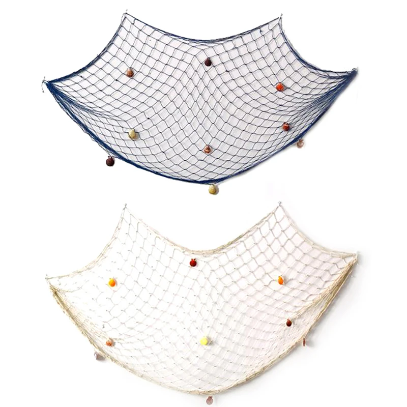 

Photo Props Big Fishing Net Shell Float Wall Hangings Wall Stickers Decoration