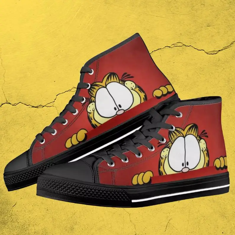 

Garfield shoes high tops Casual Sneakers Shoes For Man High For Men/high Quality Handiness Light Weight Sneakers