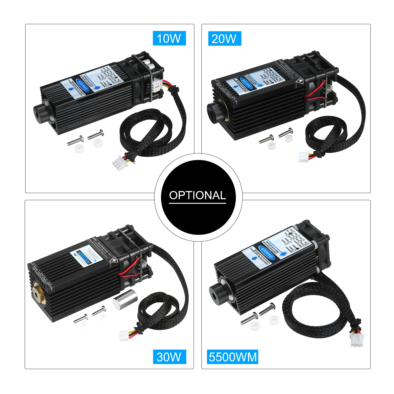 Лазерный модуль 30 Вт лазерная головка 450 нм синяя лаза для лазерного