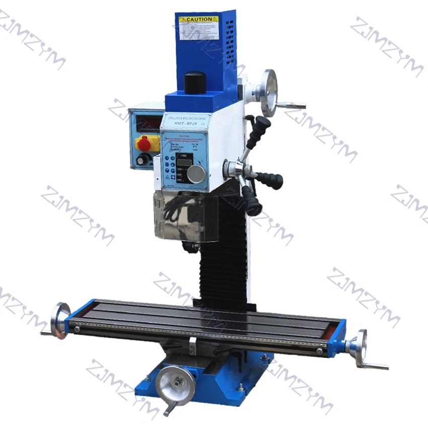 Металлическая настольная дрель с цифровым дисплеем 1000 Вт промышленный фрезерный