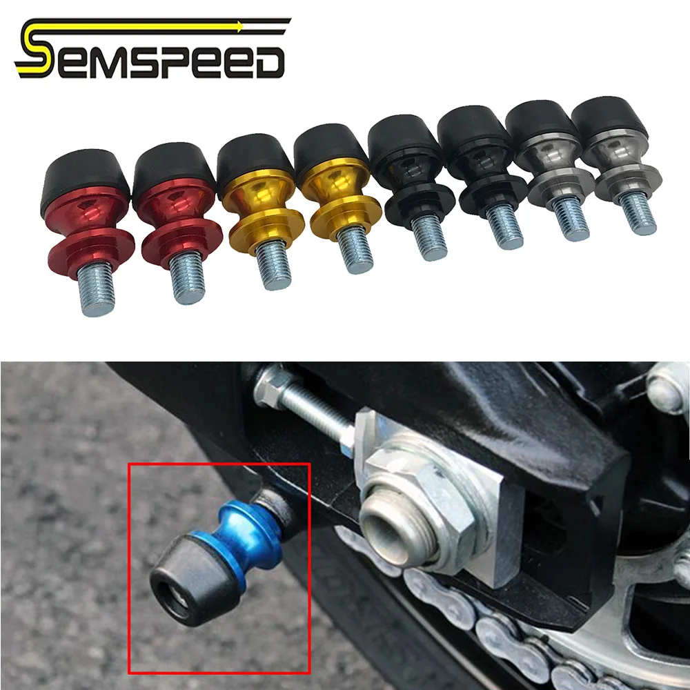 

SEMSPEED M10 For KAWASAKI Z750 Z750R Z750S Z250 NINJA 250 300 ER6N ER6F VULCAN/S 650 CNC Swingarm Spools stand screws Slider