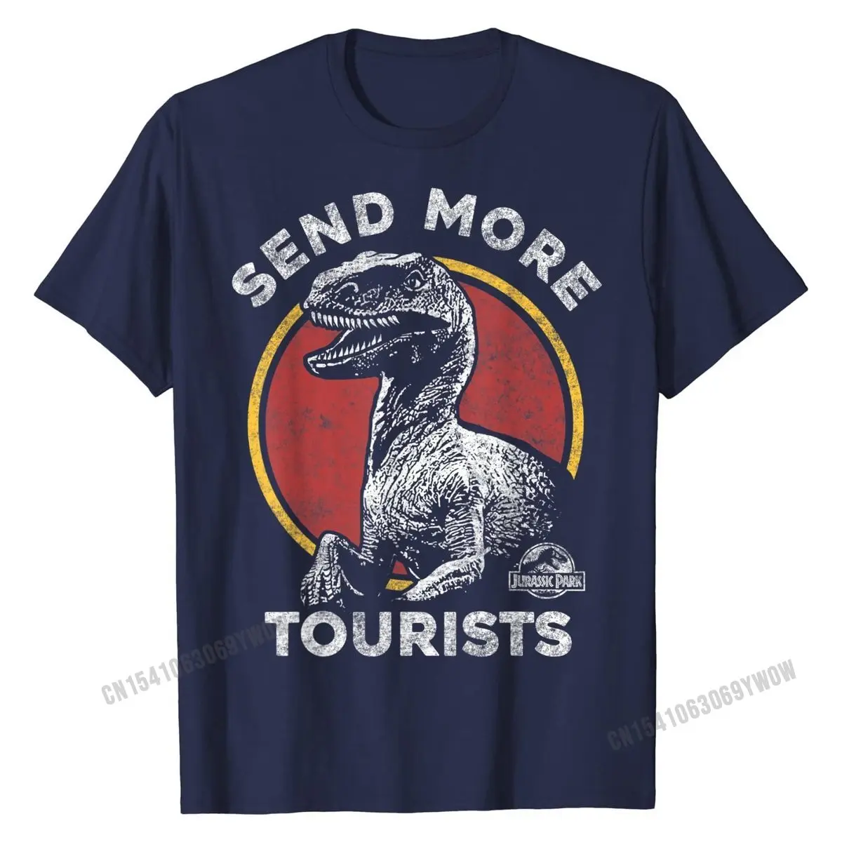 Футболка с рисунком парка Юрского периода отправка больше туристов Раптор