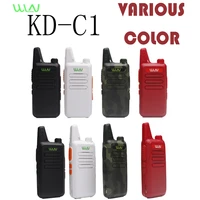 wln kd c1 kdc1 walkie talkie portable uhf mini handheld transceiver two way cb radio ham handy communicator for camping hiking