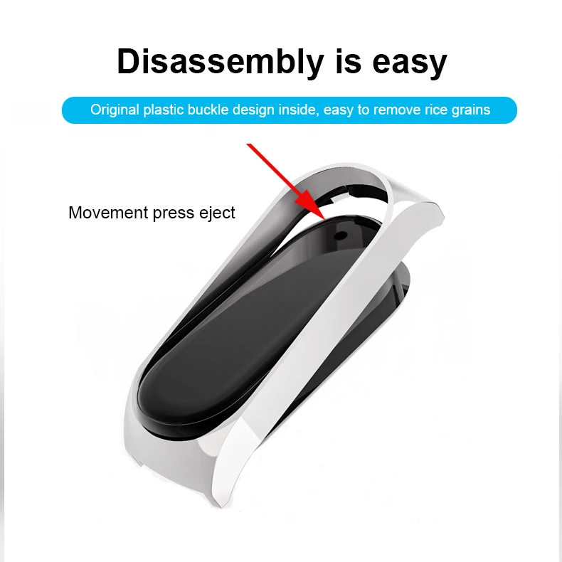 Металлические браслеты для Xiaomi Mi Band 5 браслет из нержавеющей стали band магнитный