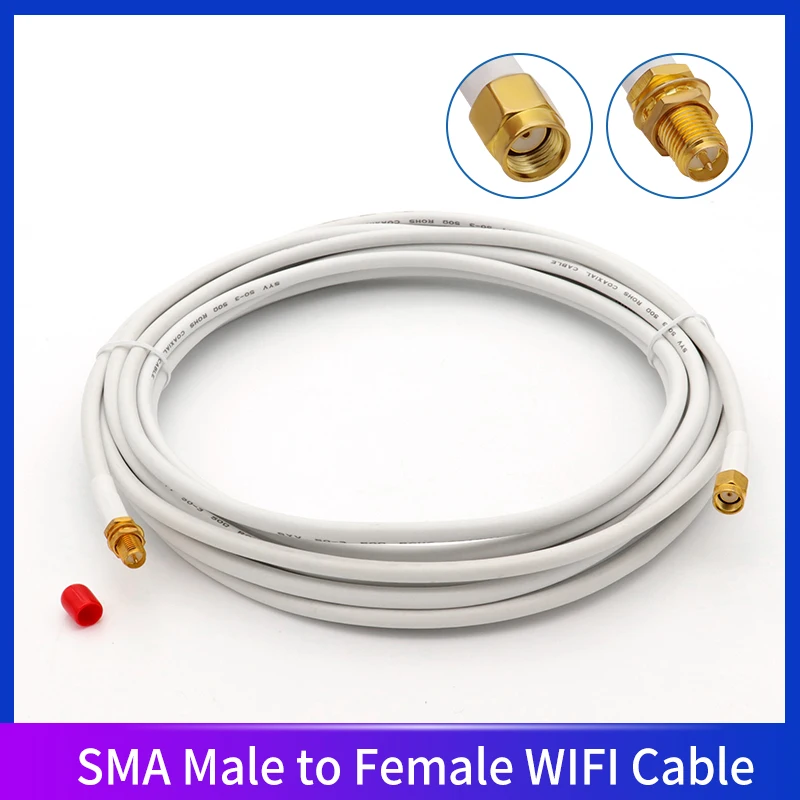 Наружный Высококачественный водонепроницаемый кабель SMA WIFI Pigtail штырь гнездо ПВХ