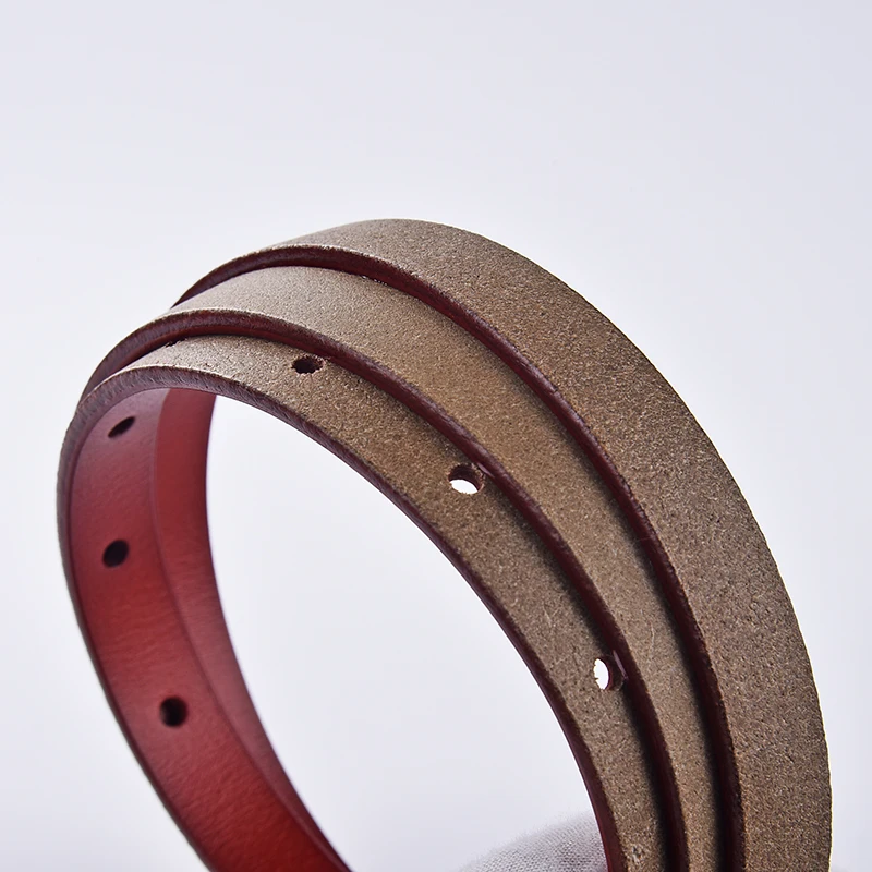 

Slender Women Genuine Leather Belt Fashion Ring Metal Clasp Waistband Female Designer Jean Belt Strap Casual Belt Lady 2021