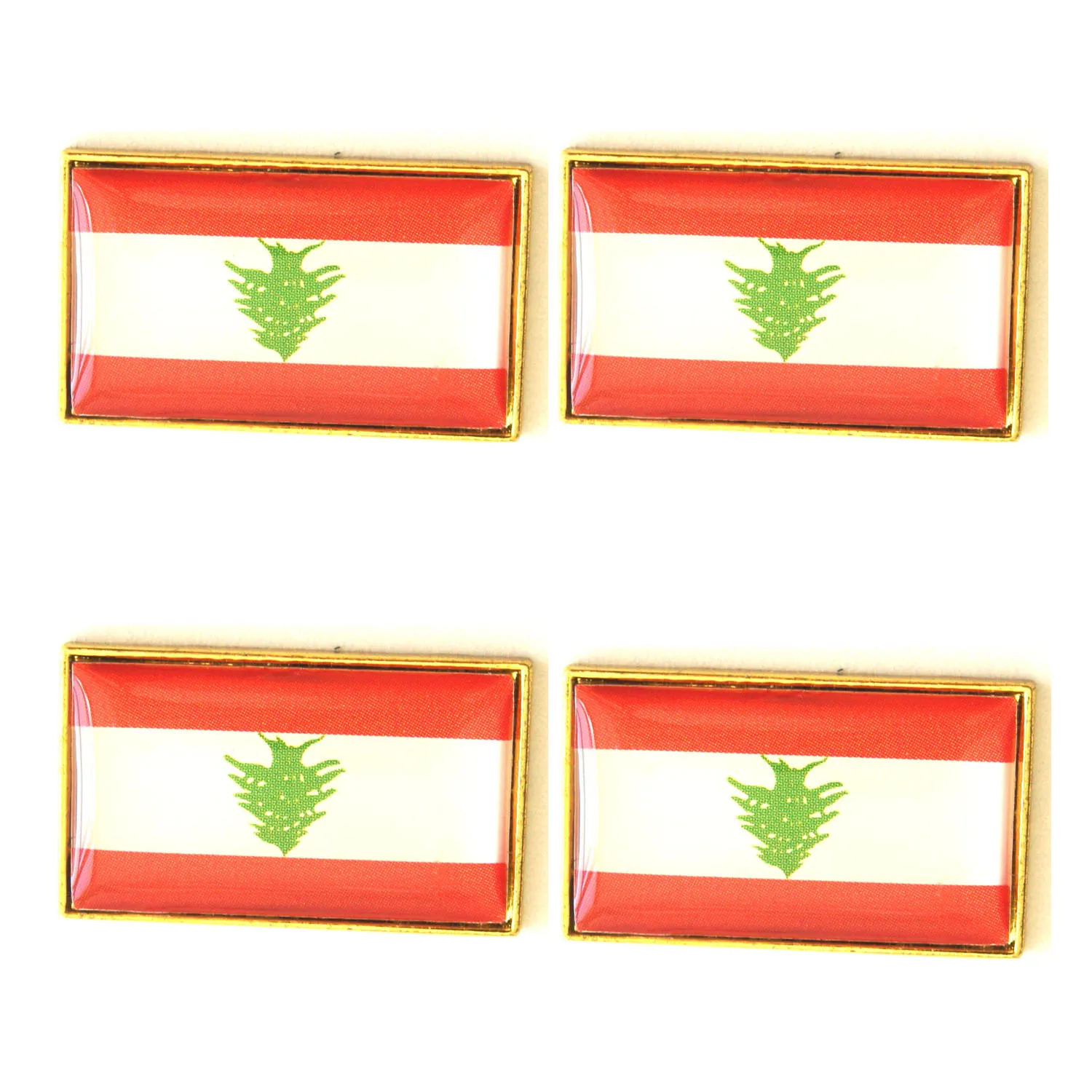 Заколка с государственным флагом Ливана 2 5 см X 1 6 шт.