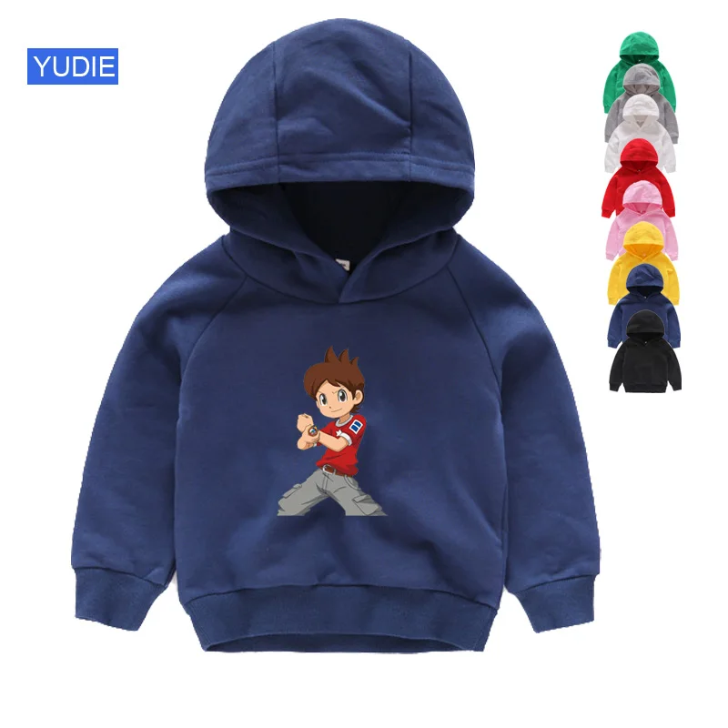 Children's Hoodies Kids Child Cartoon cool Watch Print Hoodie Spring top Baby Cotton Pullover spring Boy Clothing |