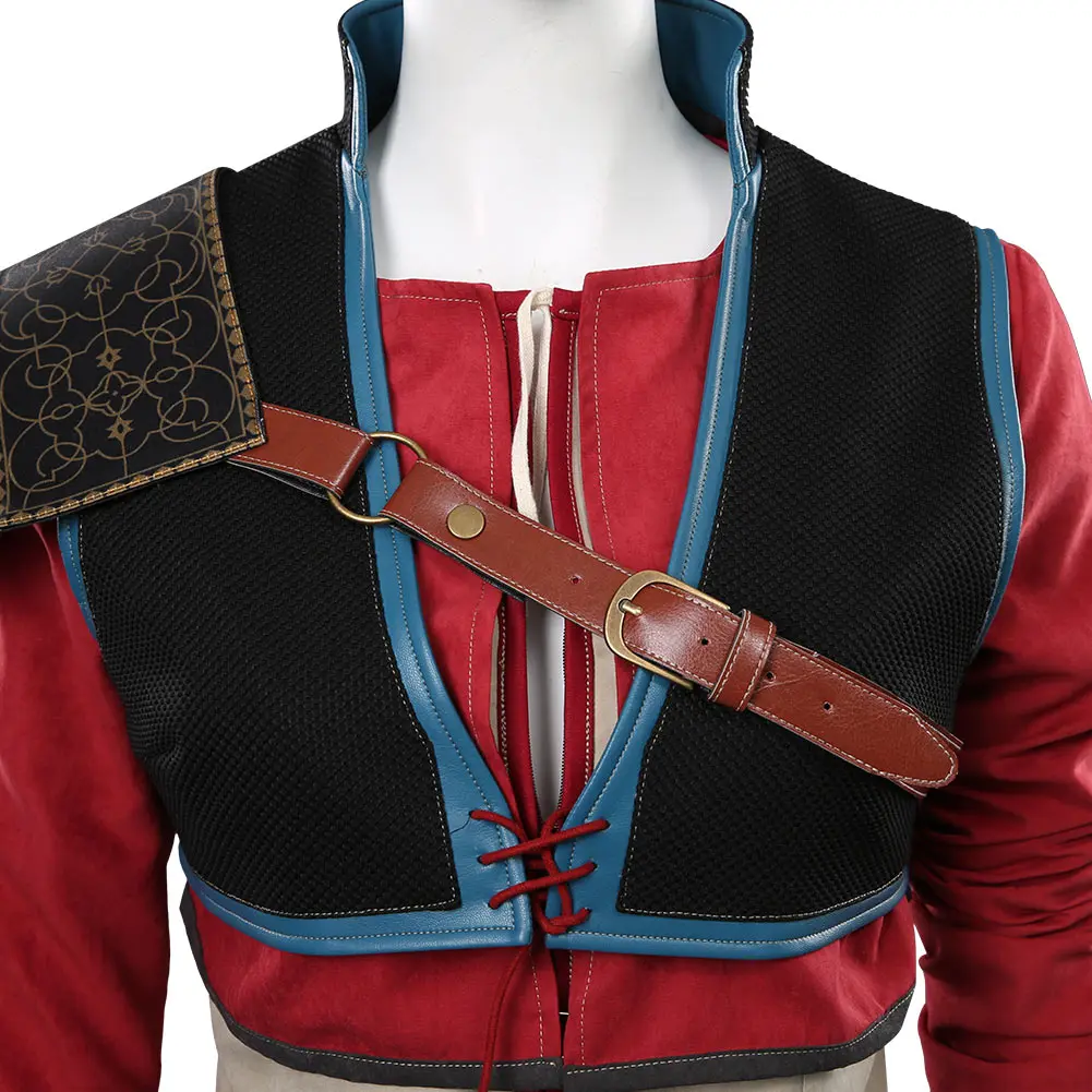 

Witcher Ciri Cosplay Costume Top Pants Uniform Suit Halloween Carnival Costumes Custom Make