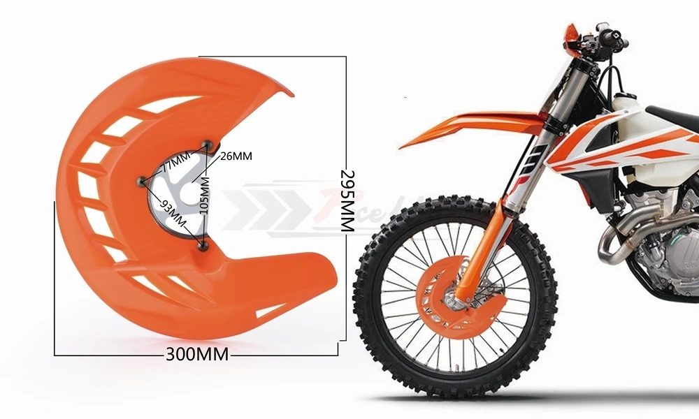 Диск переднего тормоза мотоцикла Ротор защита крепящийся кожух для KTM 125 150 200 250 300 400 SX SXF XC XCF EXCF 2003