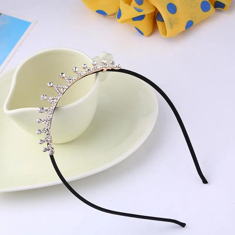 Ободок Стразы Однотонный женский Элегантный Модный ободок для волос изящный