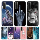 Чехол для Huawei P Smart 2021, силиконовый чехол для телефона Huawei P Smart 2021, мягкая задняя крышка для Huawei PSmart 2021, бампер
