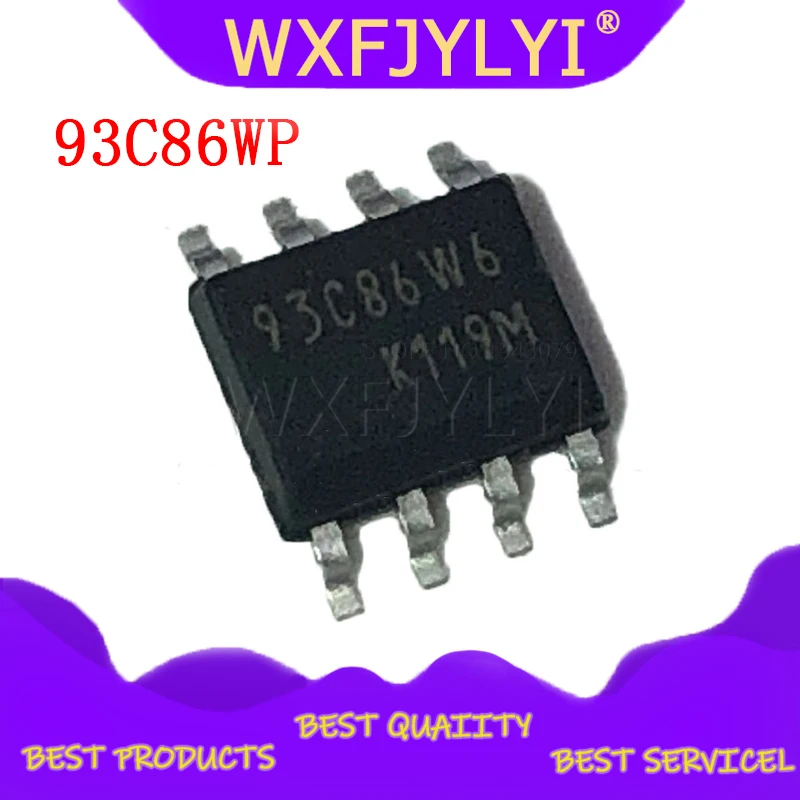 10 шт. 93C86 = 93C86WP ST SOP-8 интегральная схема | Электронные компоненты и принадлежности