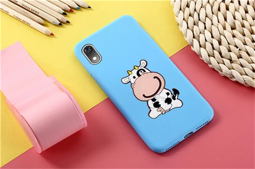 TRISEOLY для Xiaomi Redmi Note 7 Чехол Redmi 7 3D стерео патч мягкий силиконовый бампер набивной чехол с изображением животного для телефона Xiomi Redmi Note7
