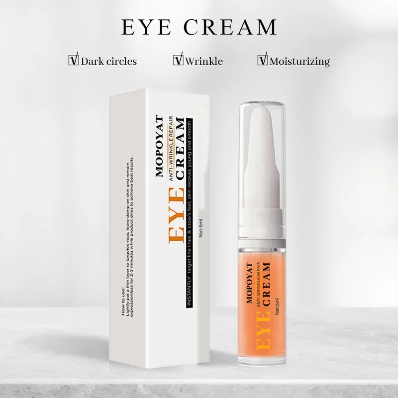 

Instant Eye Cream Remove Eyebags Dark Circles Anti-Pufiness Eyes Serum Anti-Aging Improve Fine Lines Wrinkles Firming Skin 5ml