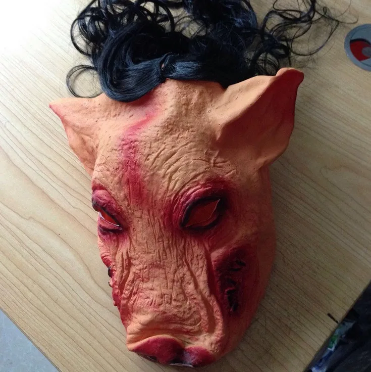 Хэллоуин ползучий животный реквизит латексвечерние унисекс страшная голова