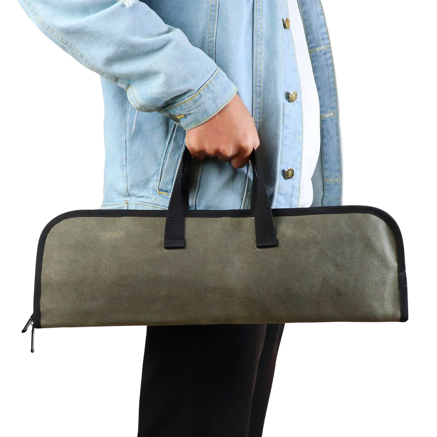 Сумка WESSLECO для шеф-повара кухонный рулонный мешок вощеная холщовая портативная