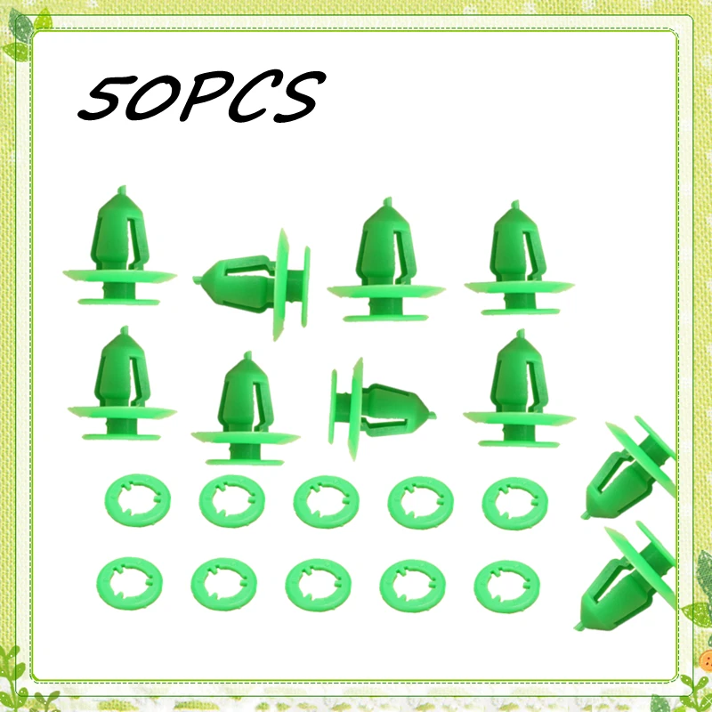 Клипсы для отделки автомобильной двери зеленые автомобильные крепления задней