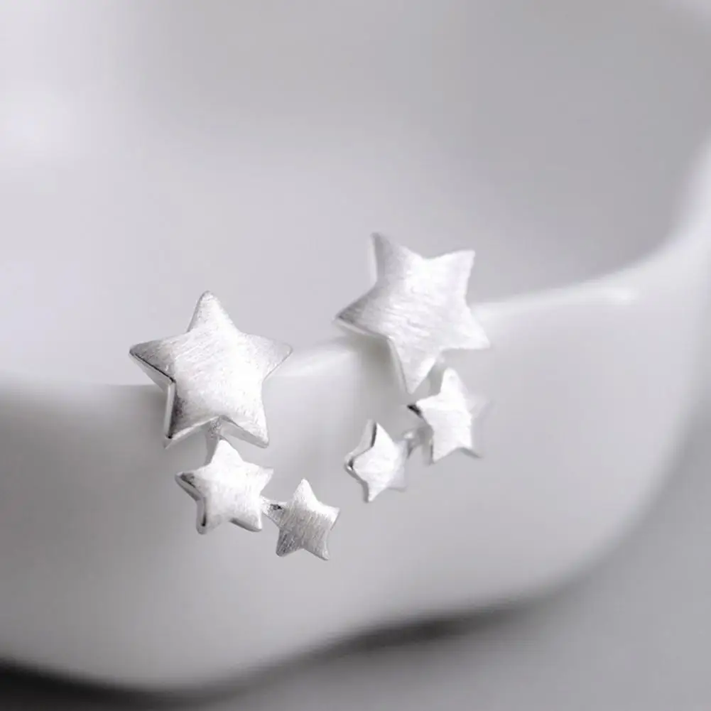 

Star Earrings Popular Jewelry Lightweight Elegant Five-pointed Star Ear Studs for Dating Stud Earrings Women Ear Studs