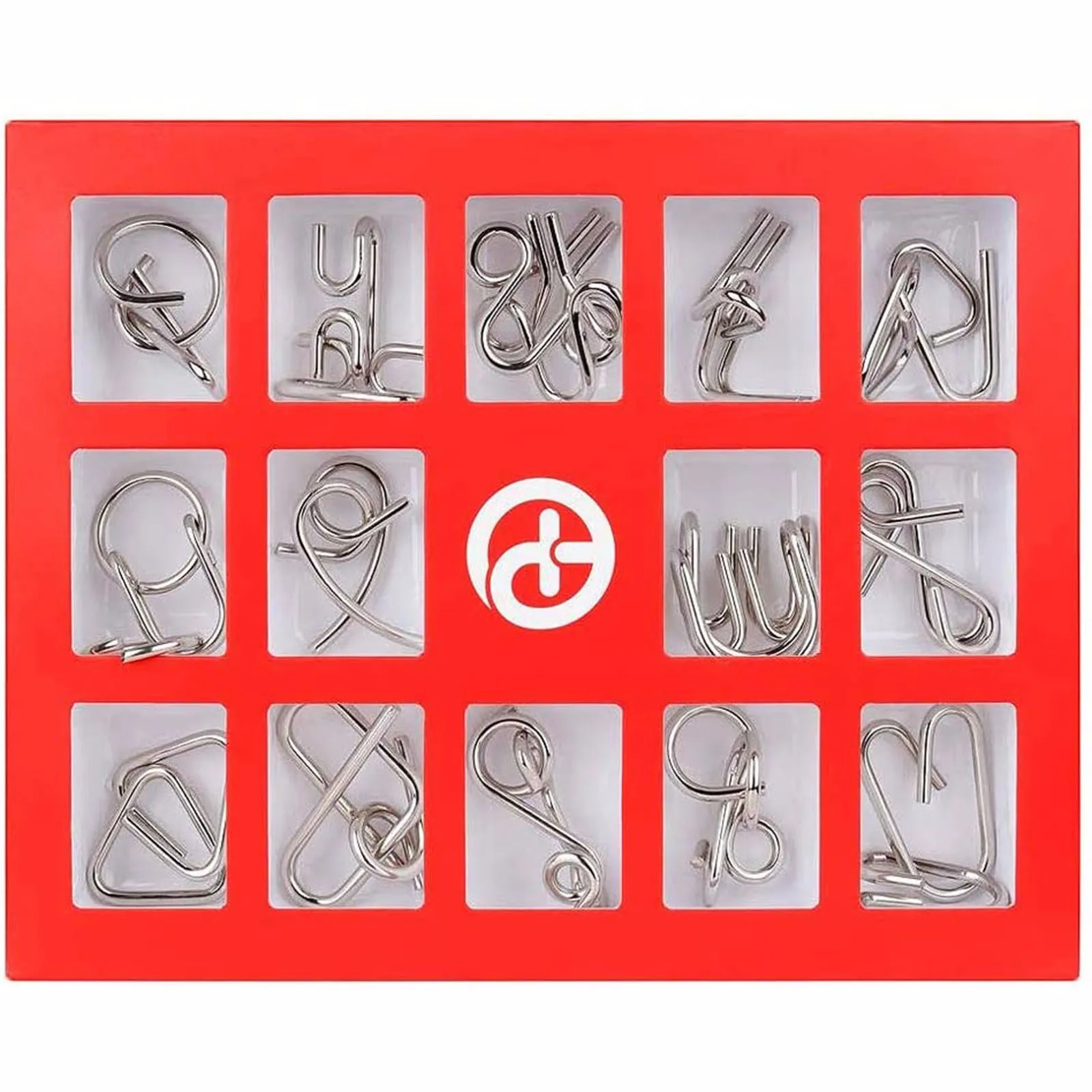 Лидер продаж 15 шт. пряжки развивающие игрушки металлический пазл разблокировка