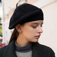 winter warm hat 100 wool berets french artist beret women painter hat vintage girls berets female warm walking cap beanies
