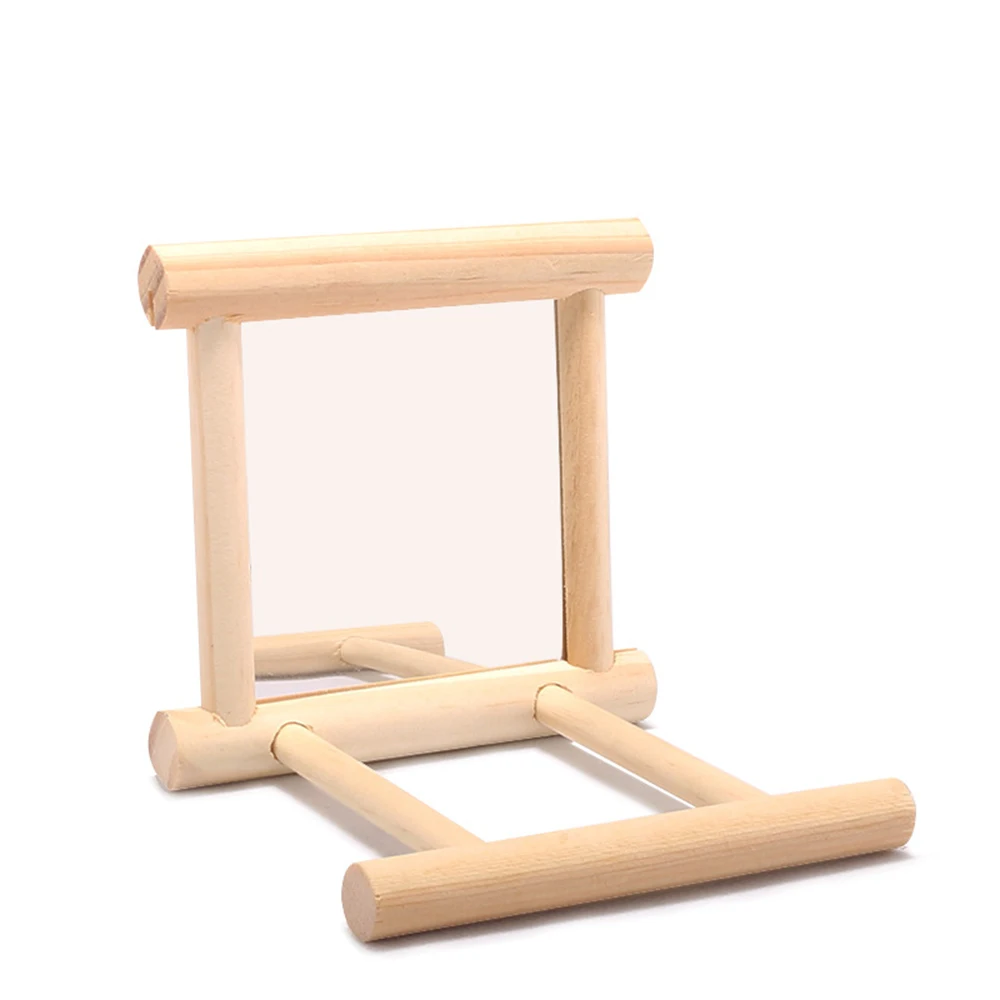 1 шт. деревянная зеркальная игрушка для домашних животных | Дом и сад