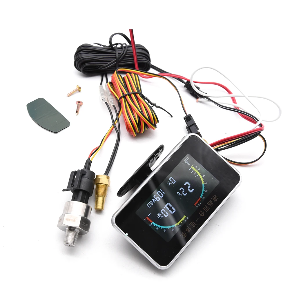 4 в 1 Универсальный Автомобильный цифровой датчик температуры и давления
